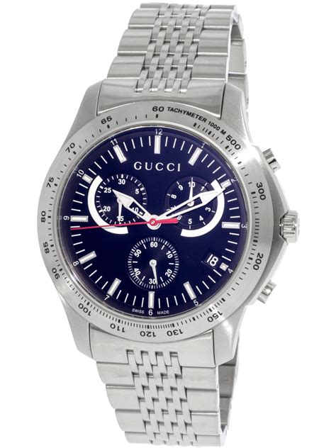 gucci silver wach|gucci silver watch men.